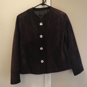 David Dart Women's Suede Leather Jacket, size PS